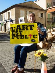 L'Art est public - Forcalquier - © Yves Riché