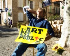 L'Art est public - Forcalquier - © Yves Riché